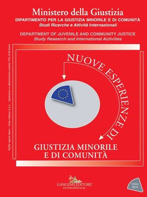 cover image of Nuove esperienze di giustizia minorile e di comunità--Unico 2015